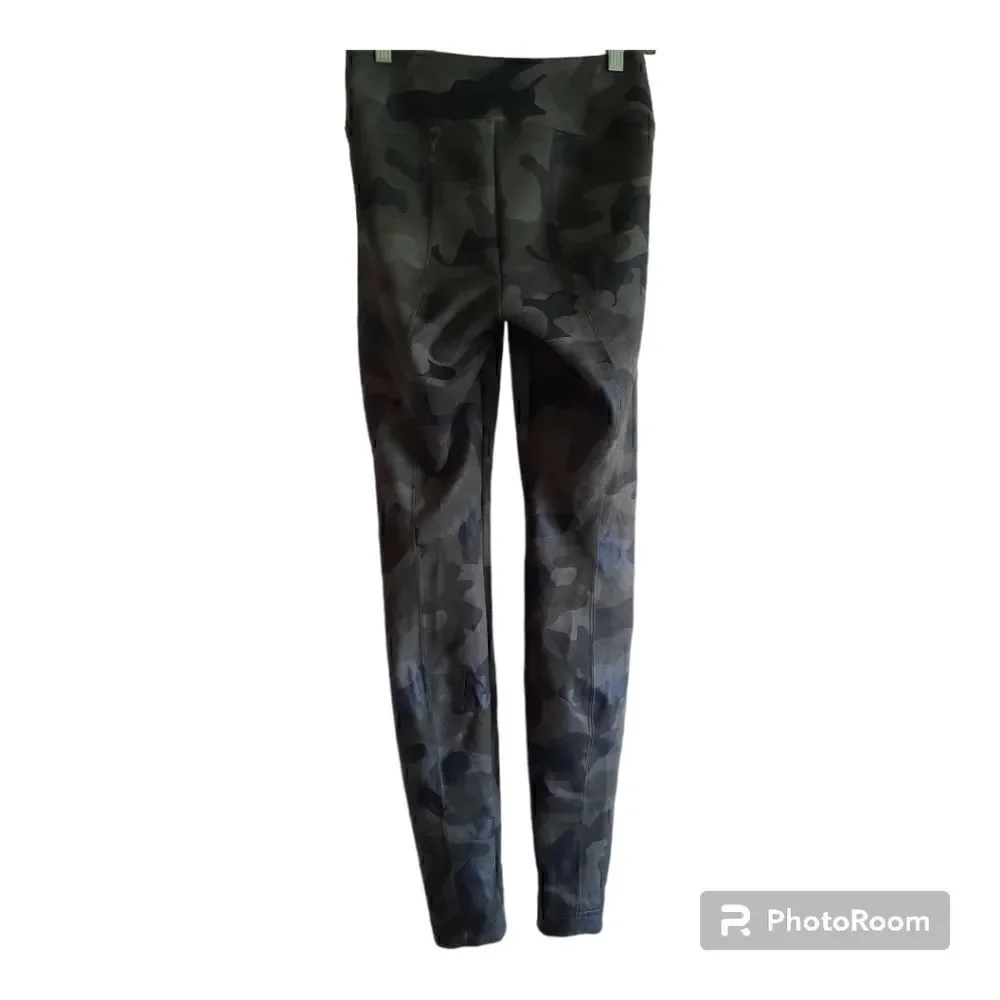 White House Black Market Runway Foil-Printed Camouflage Leggings